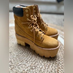 Jeffrey Campbell Stacked Combat Boots